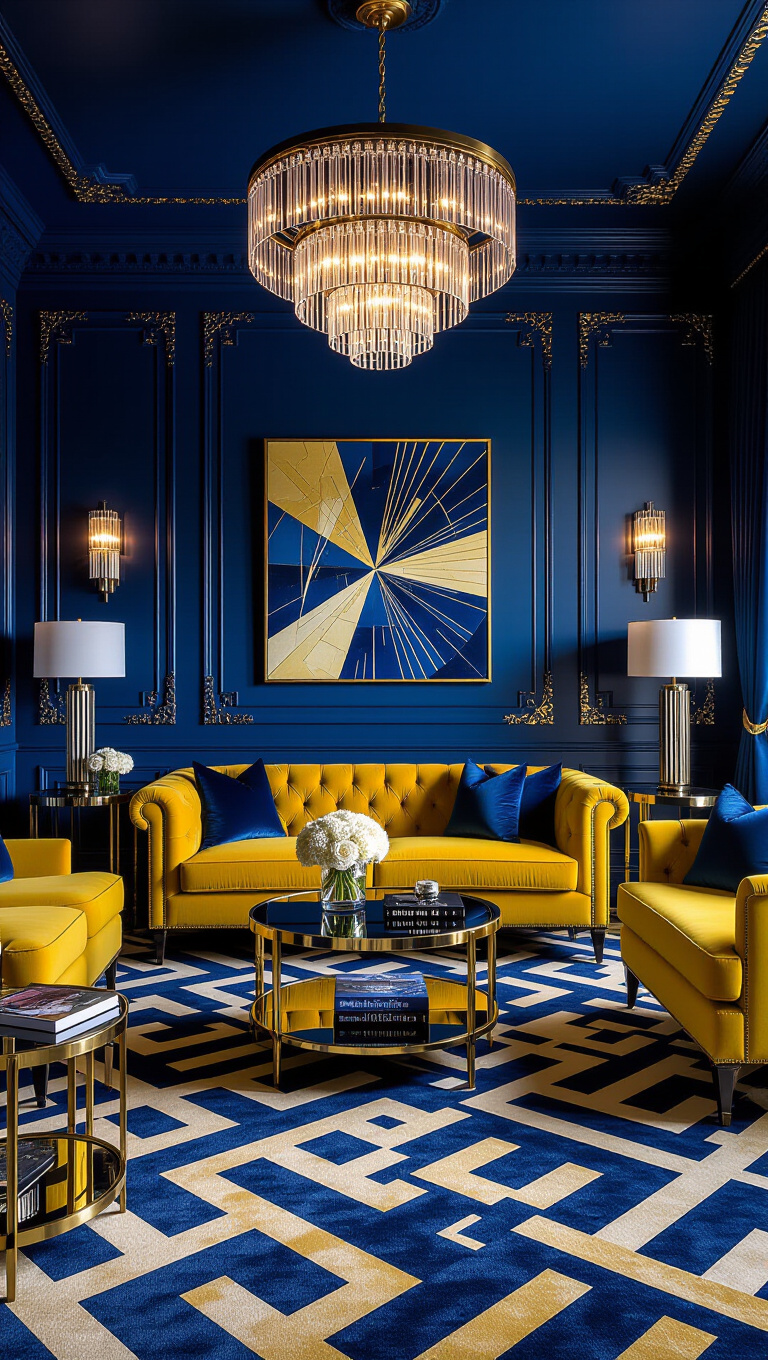 Chic Art Deco Lounge