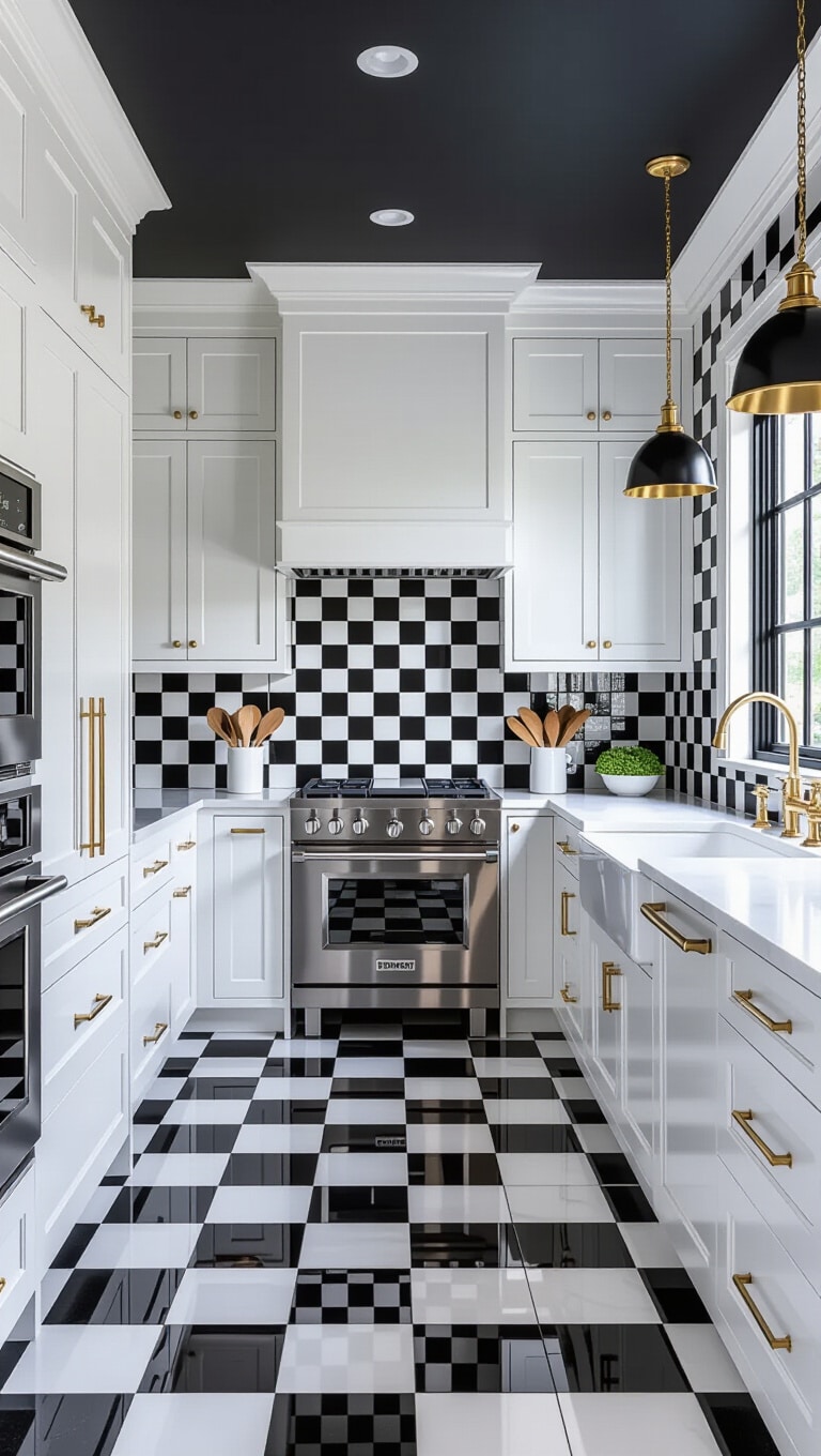Chic Black and White Contrast
