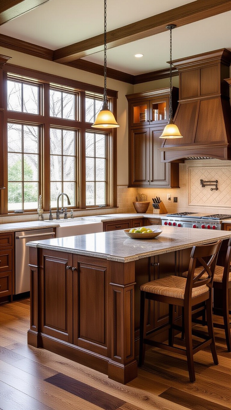 Classic Baltic Brown Granite Kitchen