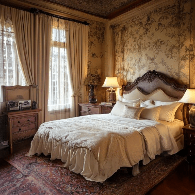 Classic Beige Traditional Bedroom