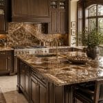 15 Stunning Brown Marble Kitchen Ideas to Elevate Your Culinary Space