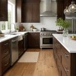 12 Stunning Ways to Style Your Kitchen with Chocolate Brown Cabinets