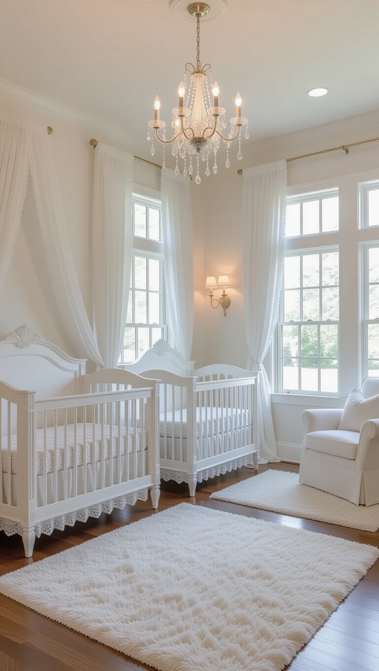 Classic Elegant White Nursery