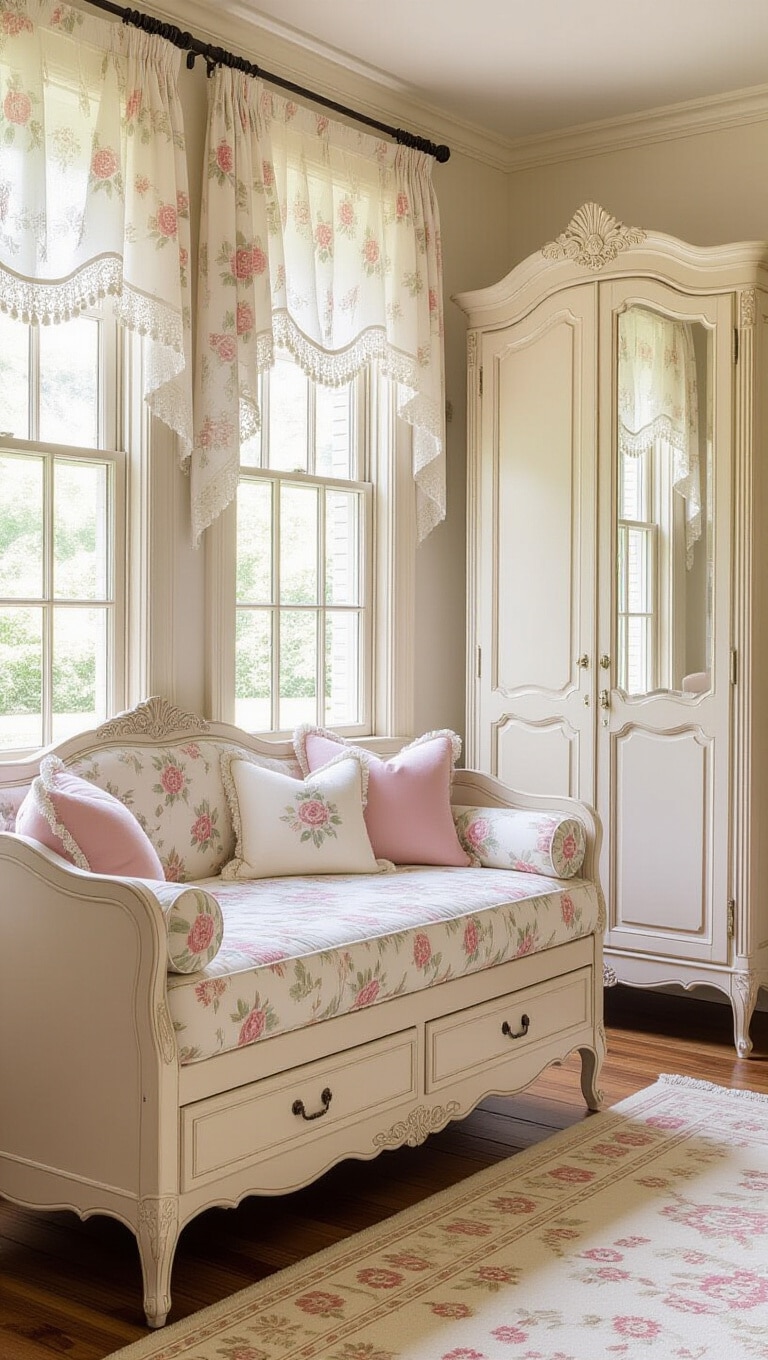 Classic French Provincial Compact Bedroom