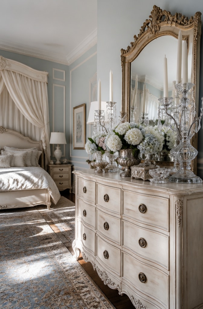 Classic French Provincial Dresser Decor Bedroom
