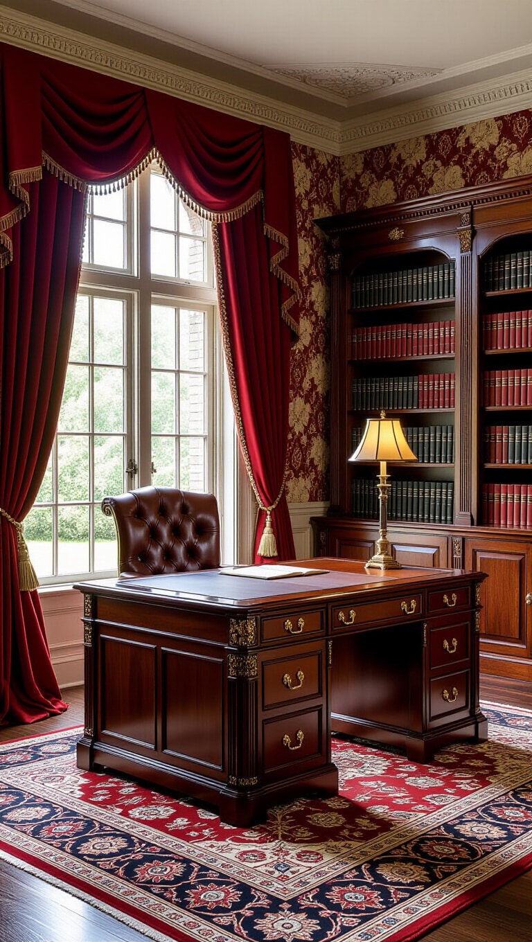 Classic Victorian Home Office