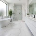 14 Stunning White Marble Tile Bathroom Ideas to Elevate Your Space