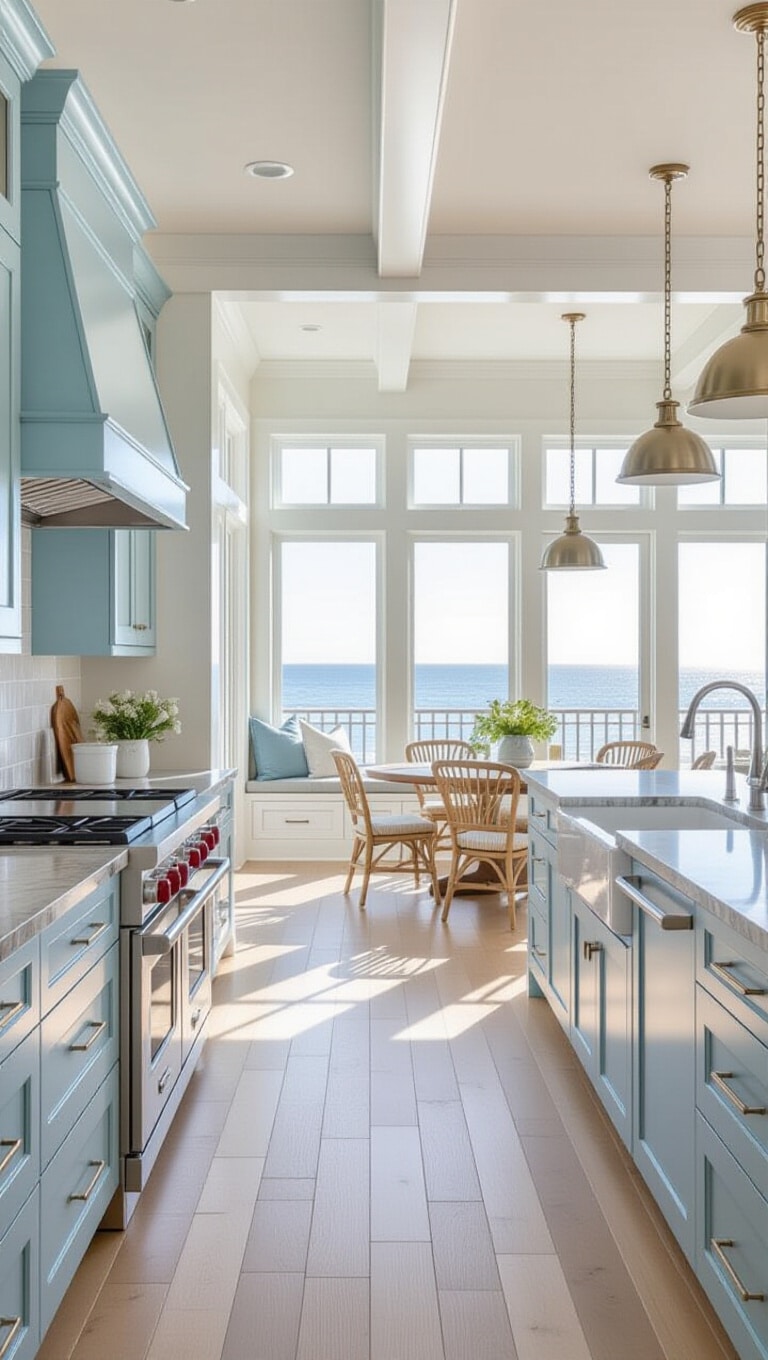 Coastal Baltic Brown Granite Kitchen