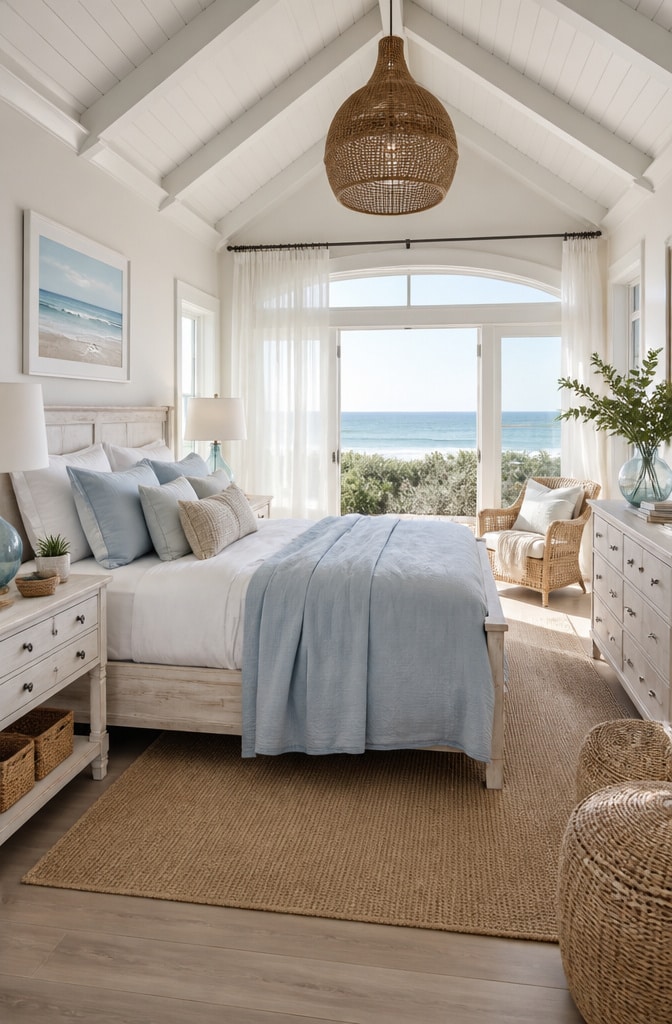 Coastal Beach House Bedroom Style