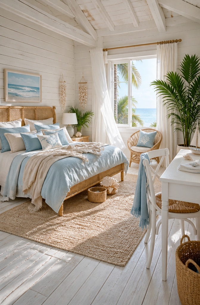 Coastal Beachy Teen Bedroom
