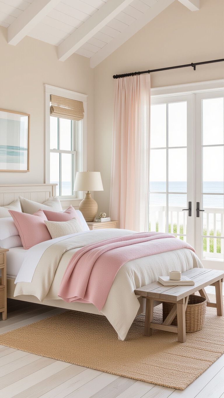 Coastal Beige and Blush Pink Breeze