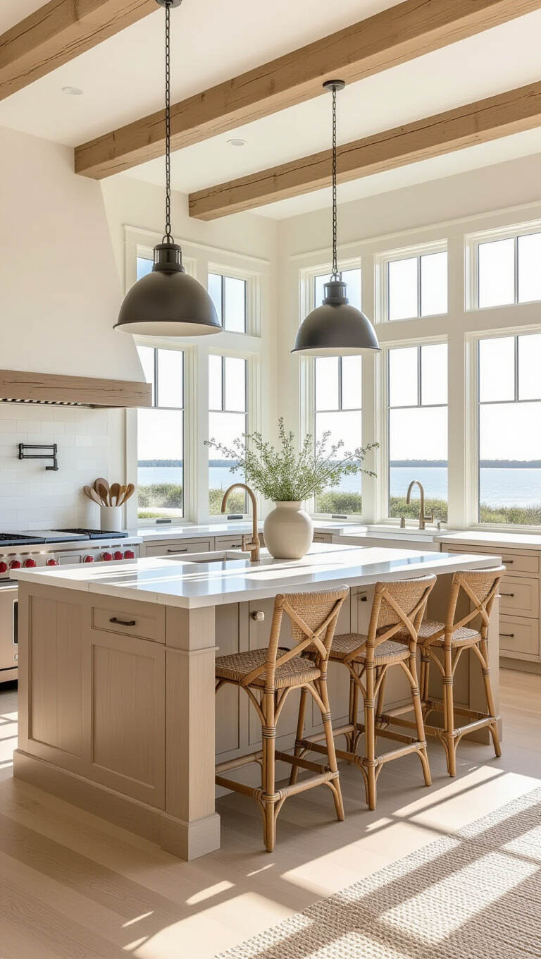 Coastal Brown Kitchen Retreat