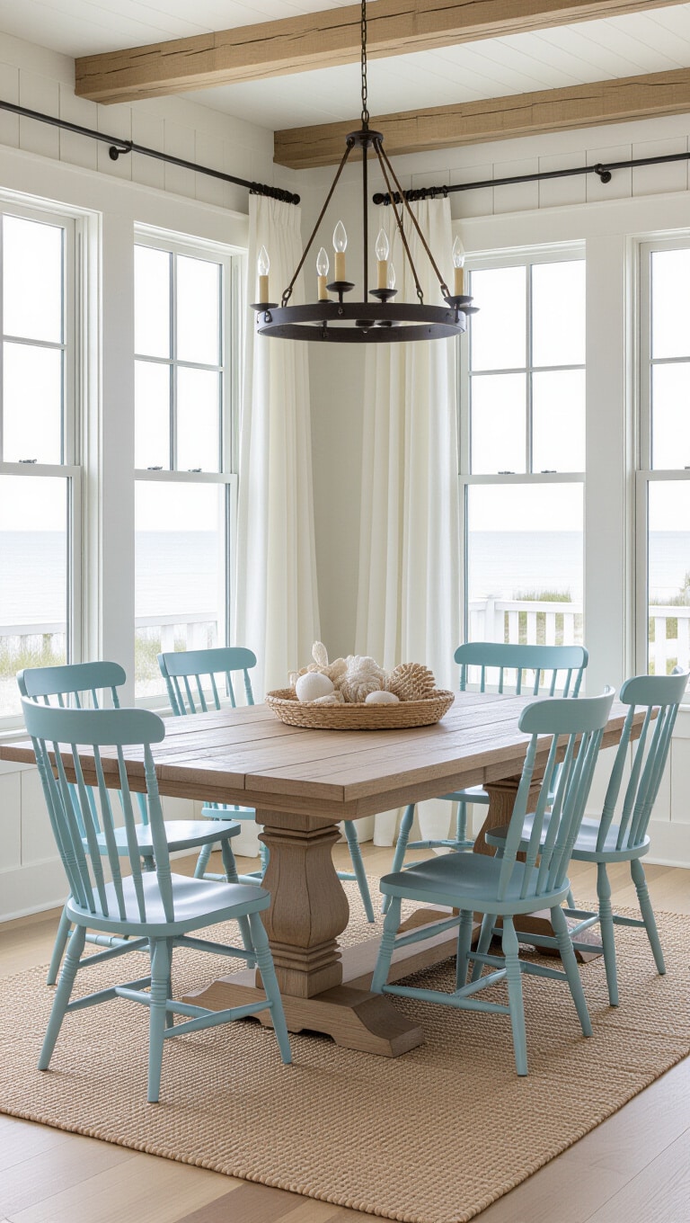 Coastal Farmhouse Dining Room Retreat