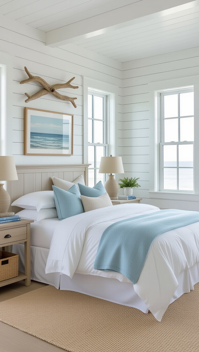 Coastal Nautical Wall Decor Bedroom