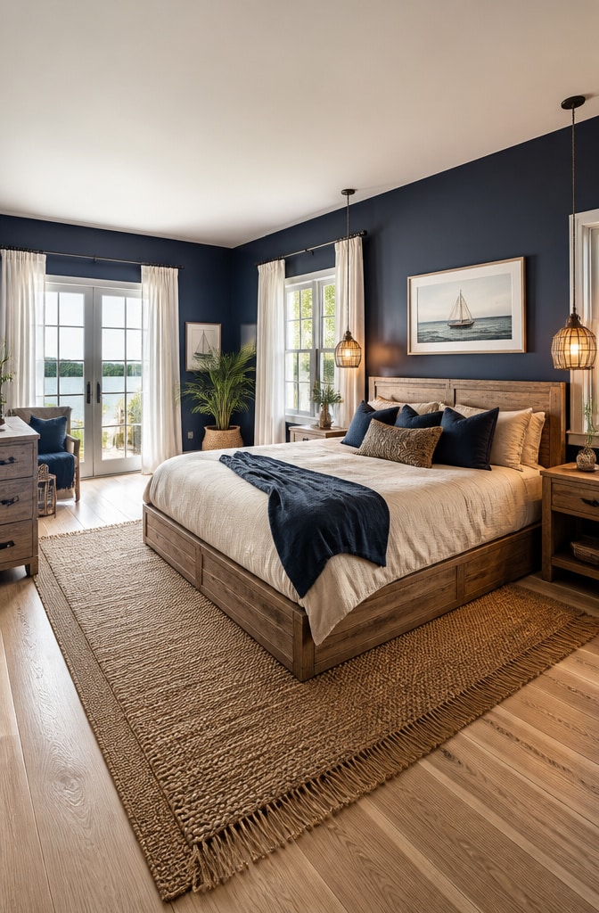 10 Stunning Navy Blue and Brown Bedroom Ideas for a Cozy Retreat