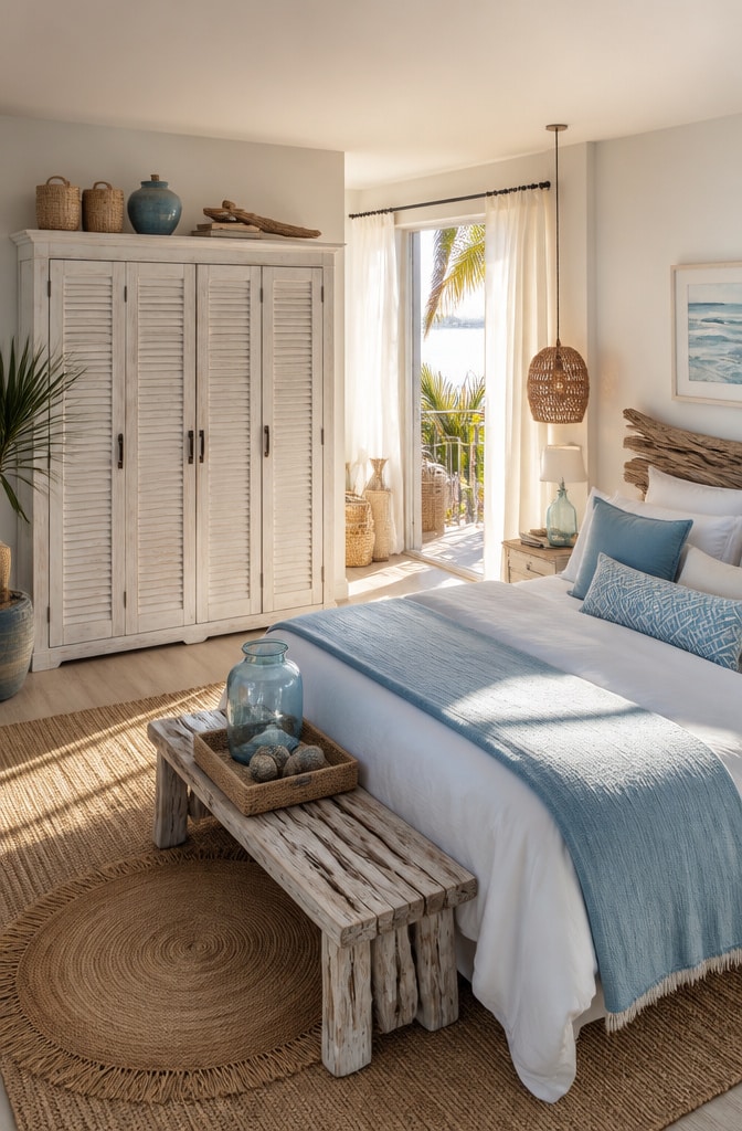 Coastal White Wardrobe Bedroom