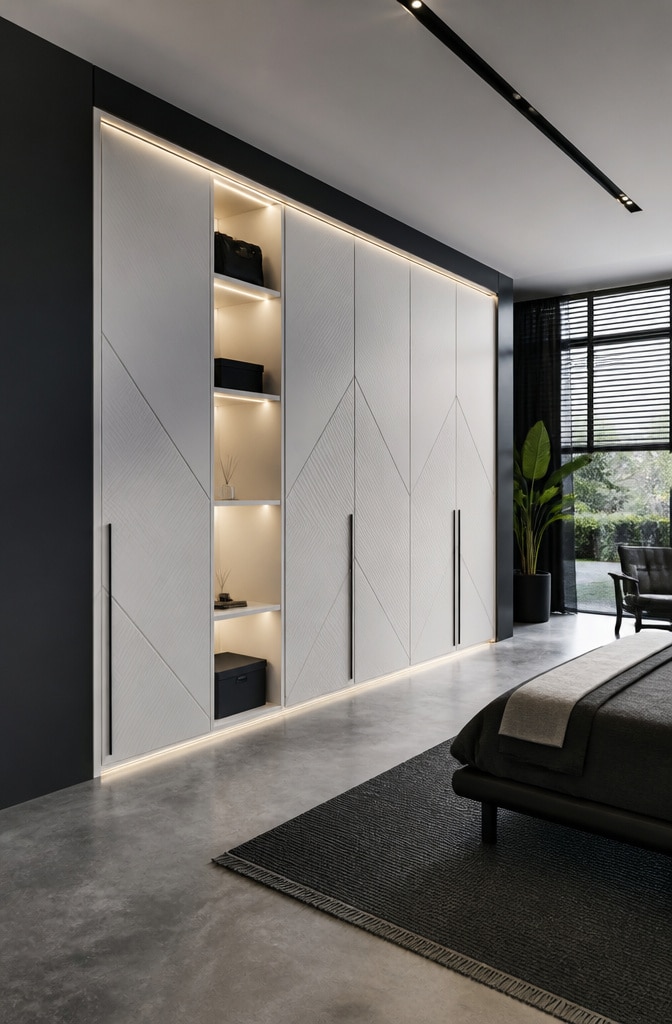 Contemporary White Wardrobe Bedroom