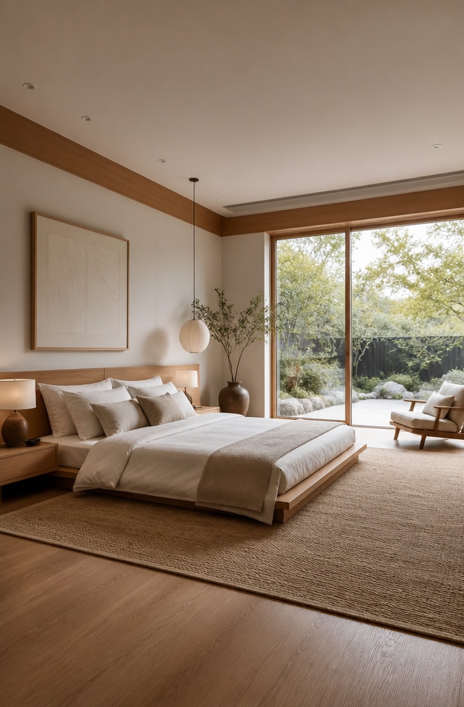 Contemporary Zen-Inspired Bedroom
