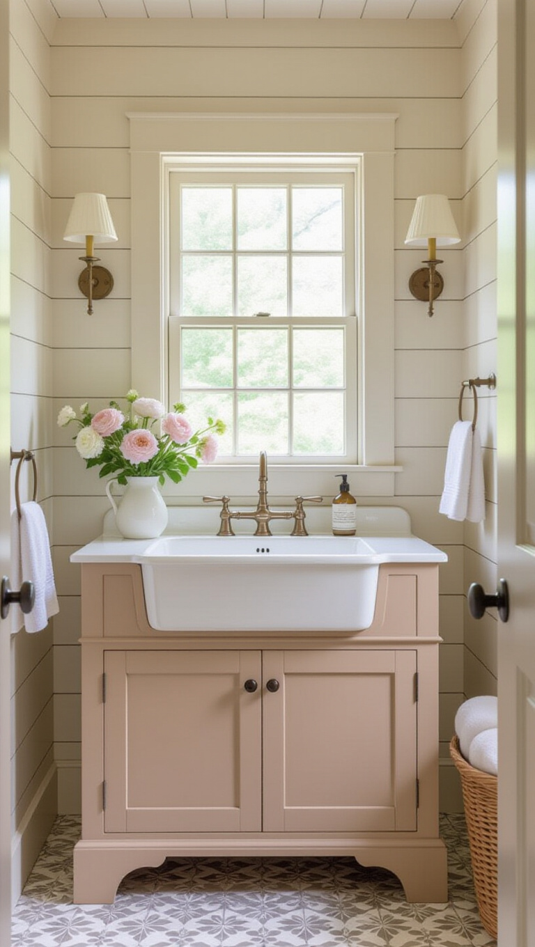 Cottage Style Brown Vanity