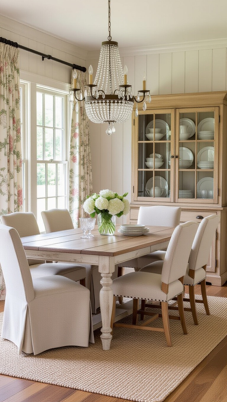 Country Chic Farmhouse Dining Room