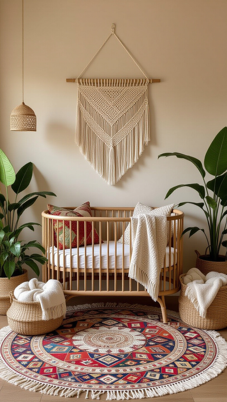 Dark Bohemian Nursery Retreat