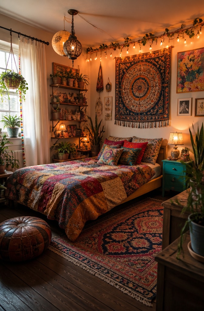 Eclectic Artistic Boho Bedroom