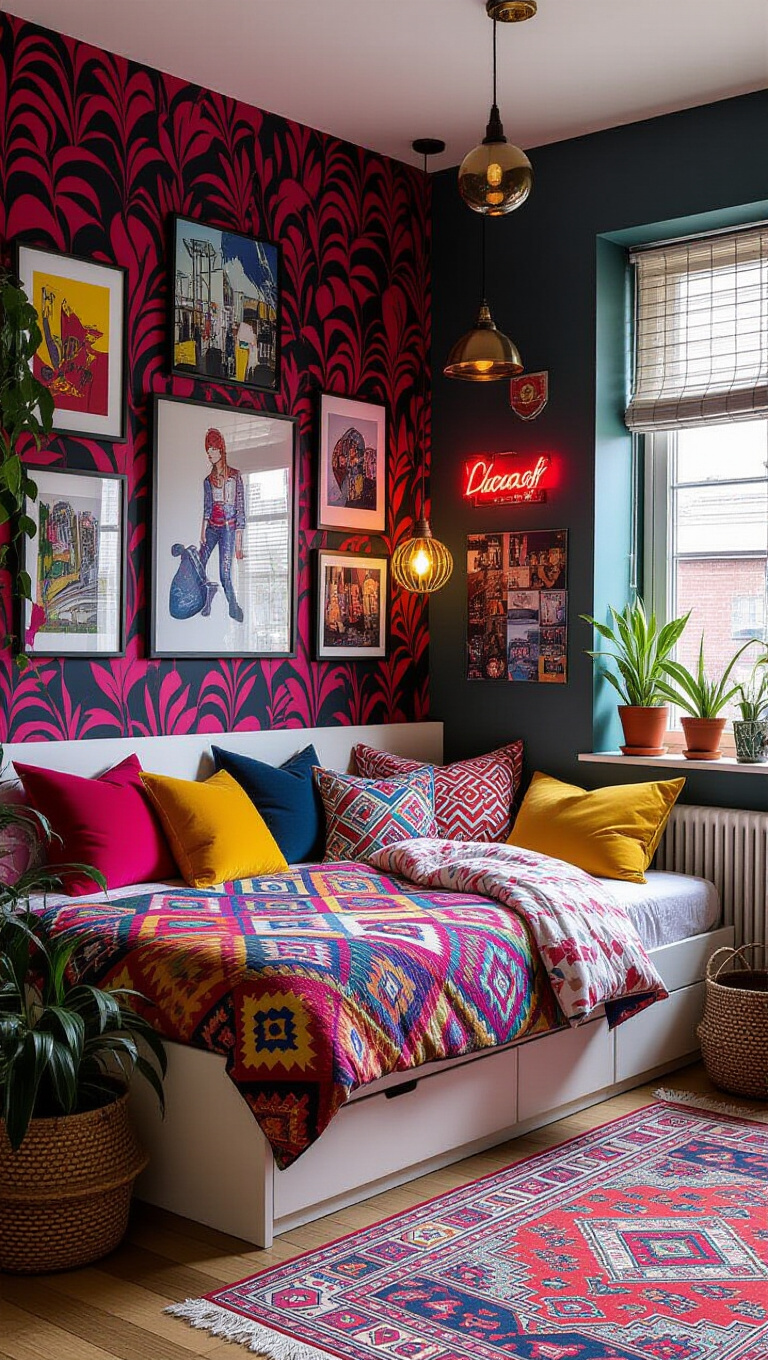 Eclectic Urban Bedroom