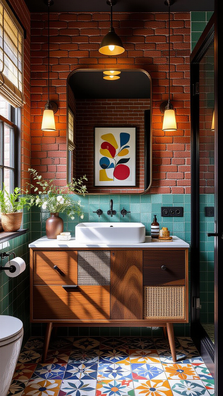 Eclectic Urban Brown Vanity