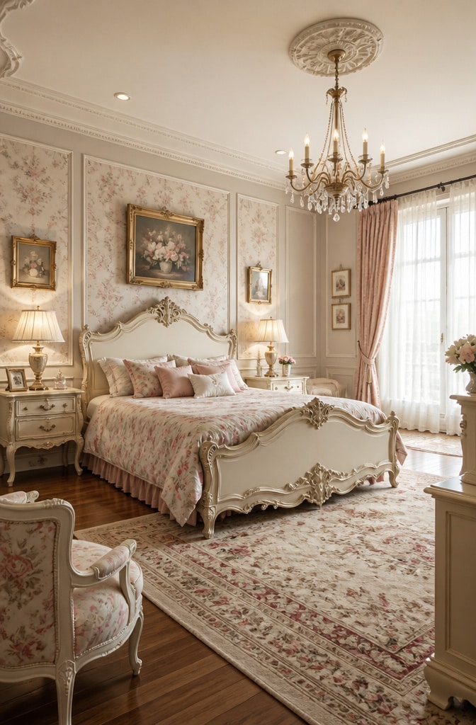 Elegant French Provincial Bedroom