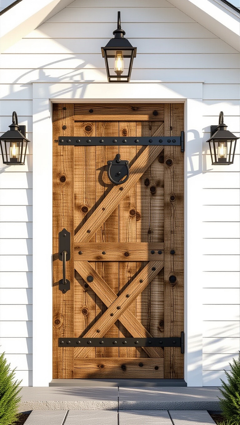 Farmhouse Style Reinforced Door