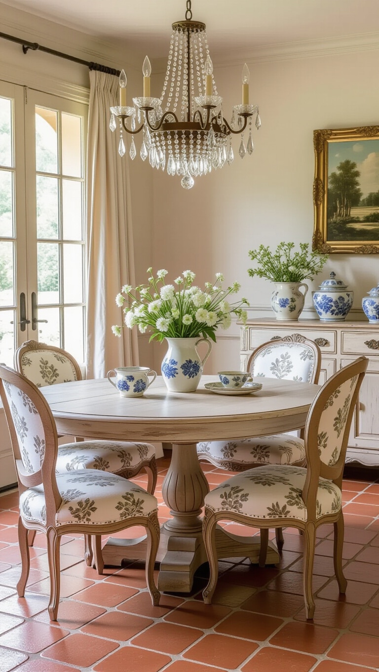 French Country Farmhouse Dining Room