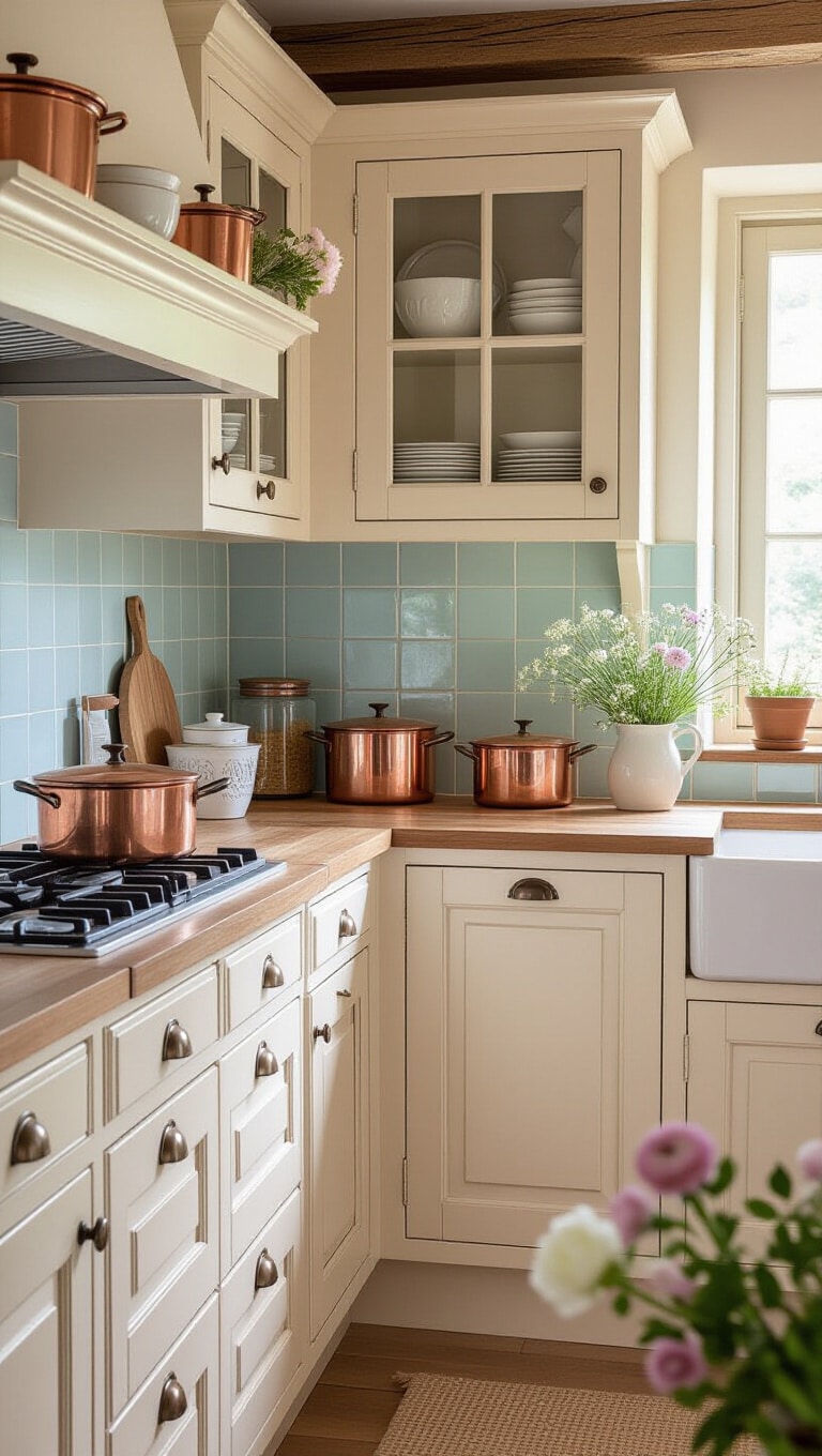 French Country Kitchen Corner Elegance