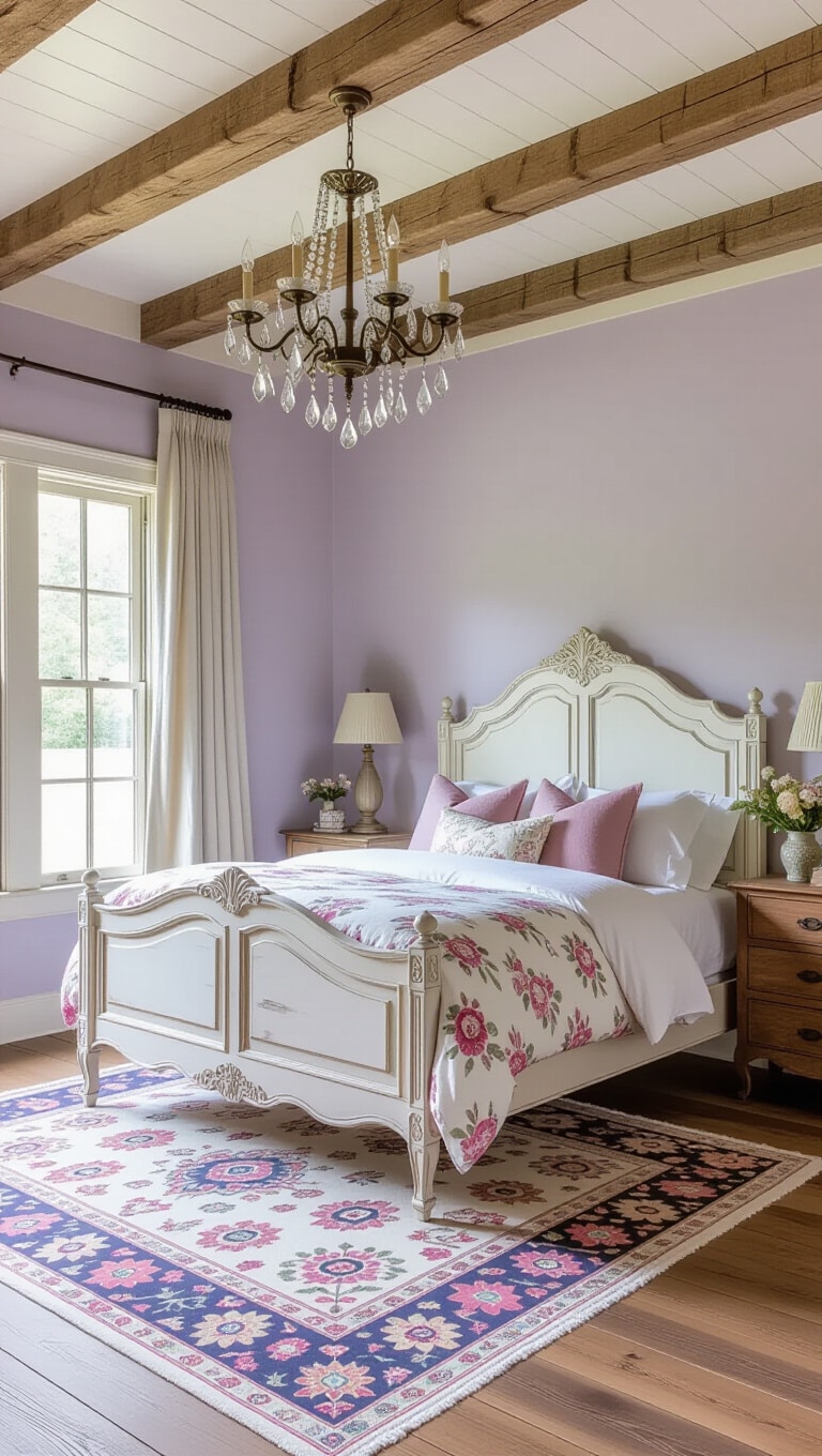 French Country Rustic Farmhouse Bedroom