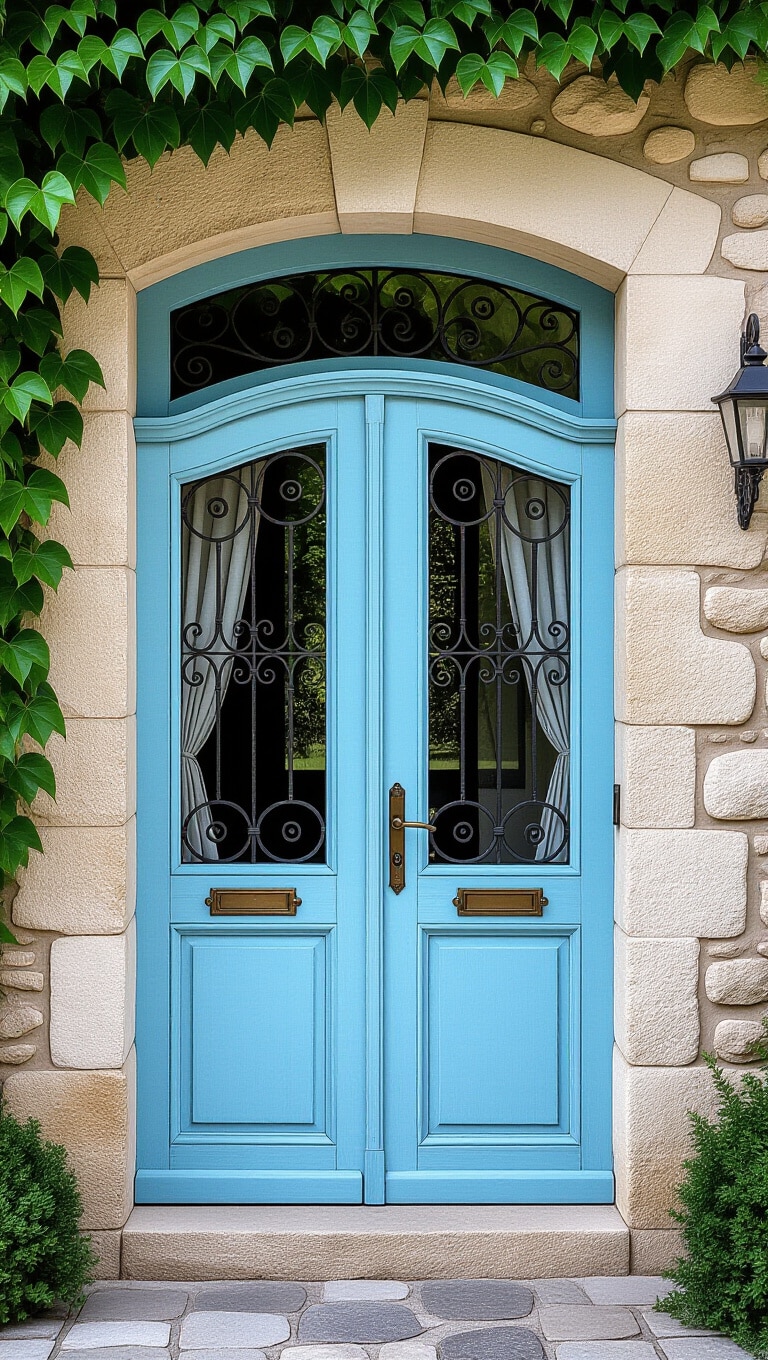 French Country Style Wooden Door