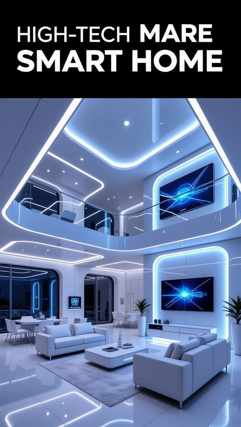 High-Tech Smart Home Interior
