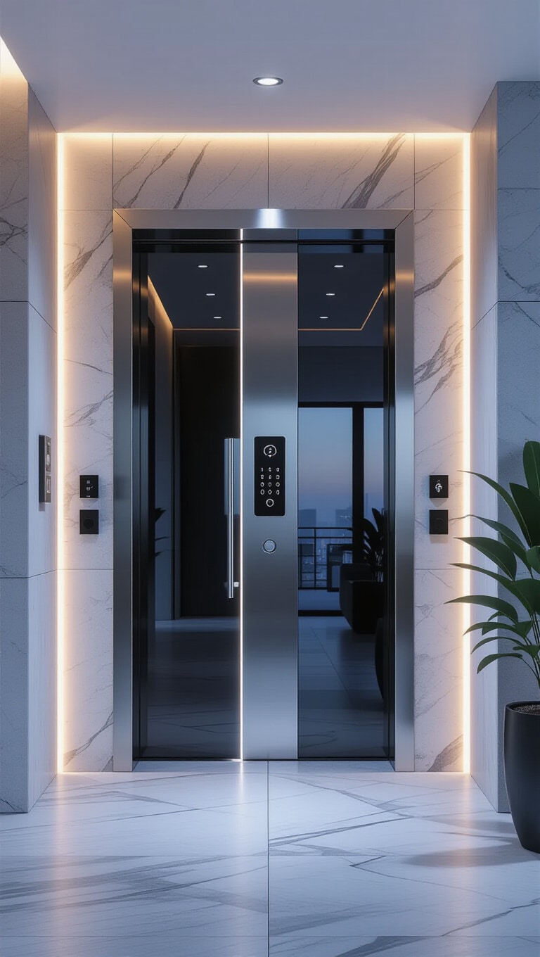 High-Tech Smart Security Door