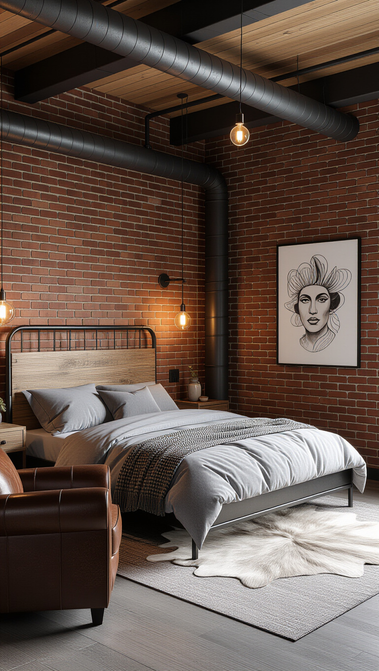 Industrial Chic Bedroom