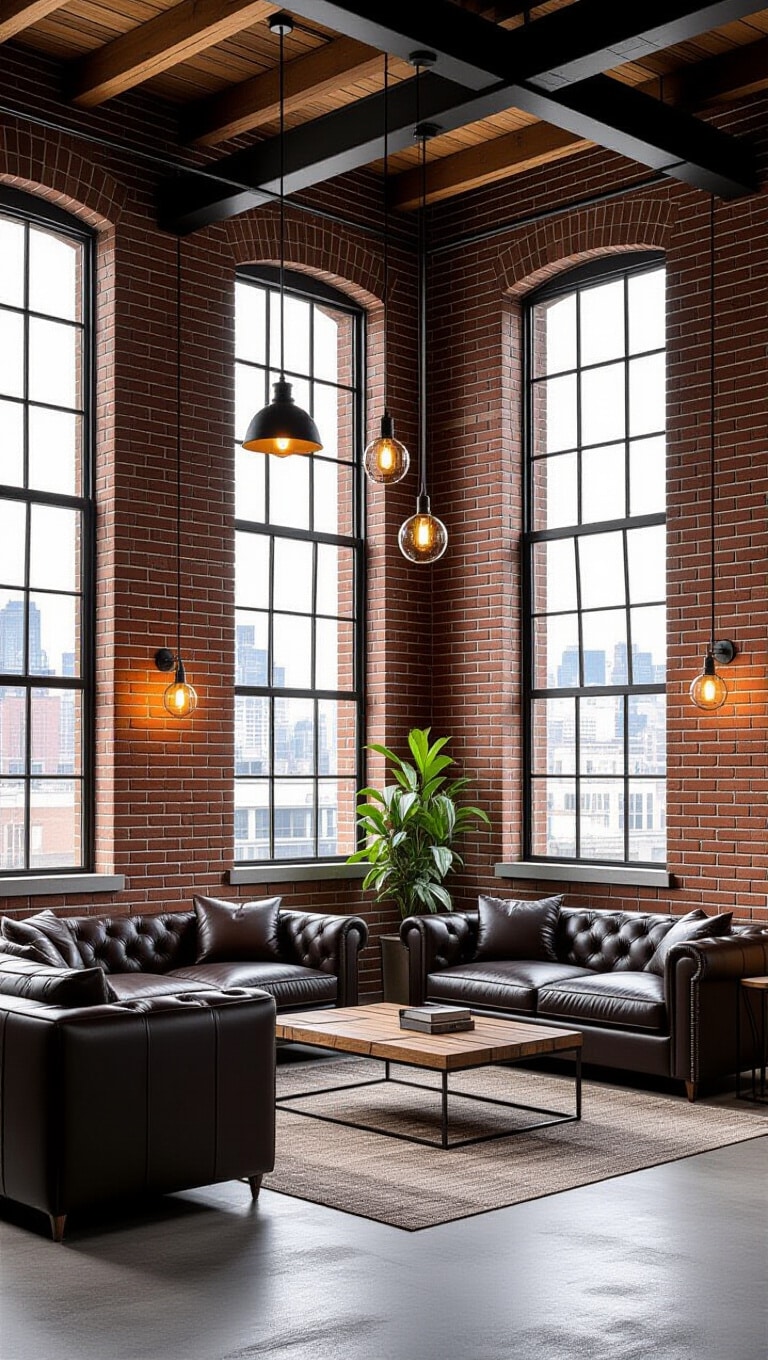 Industrial Loft Living Room