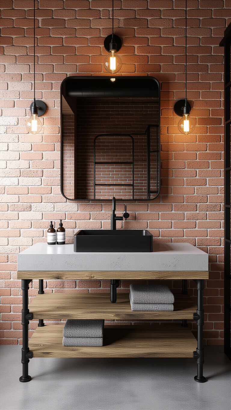 Industrial Loft Single Sink Vanity