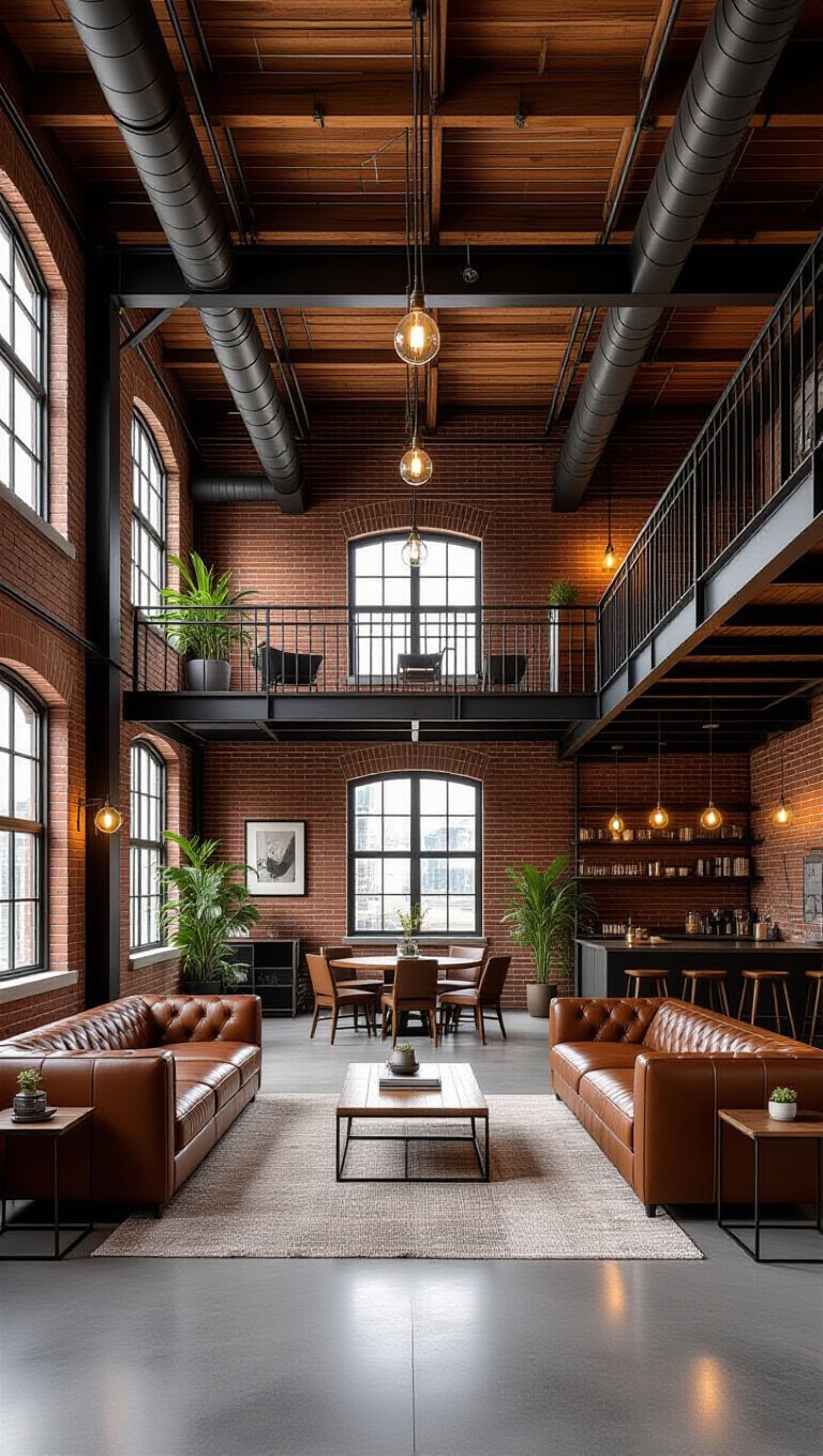 Industrial Loft-Style Interior