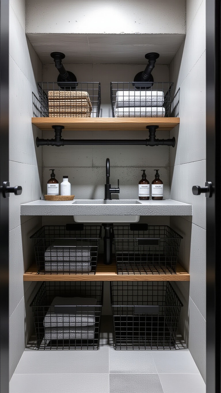 Industrial Metal Baskets and Pipes