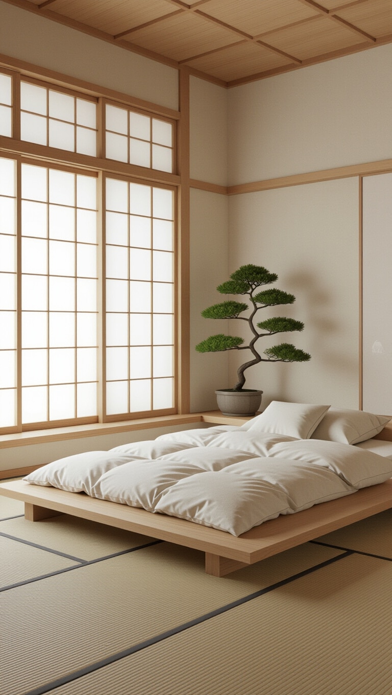 Japandi Zen Bedroom