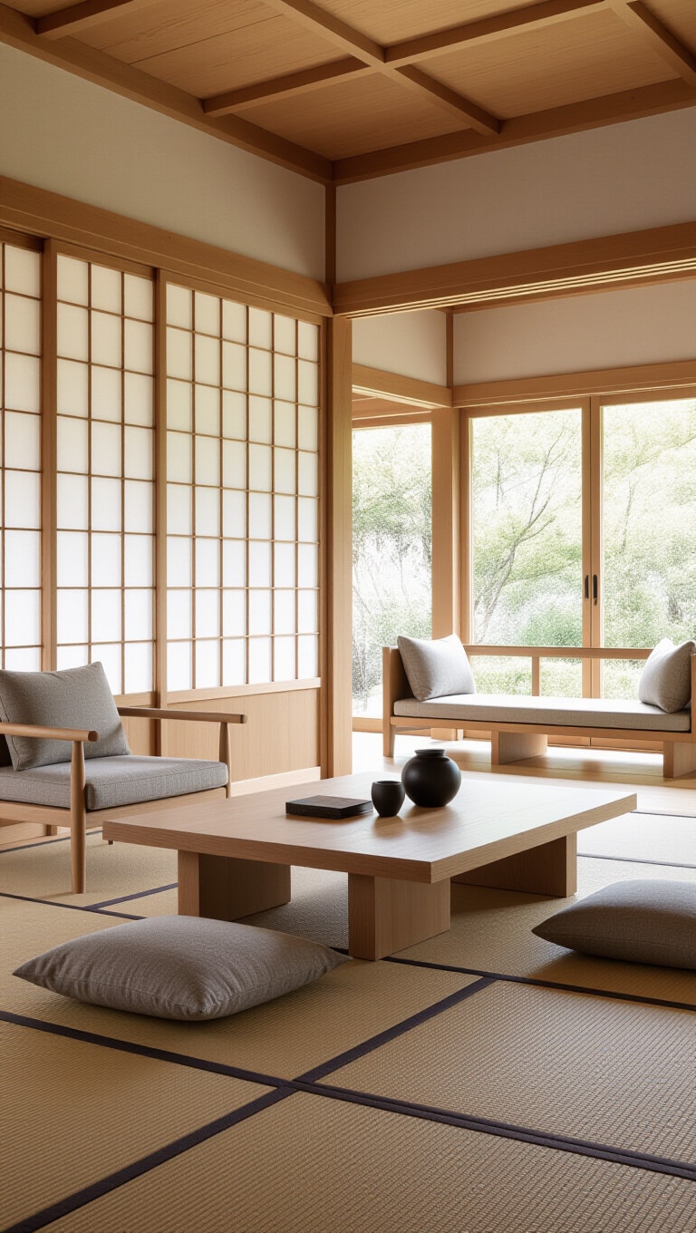 Japandi Zen Living Room