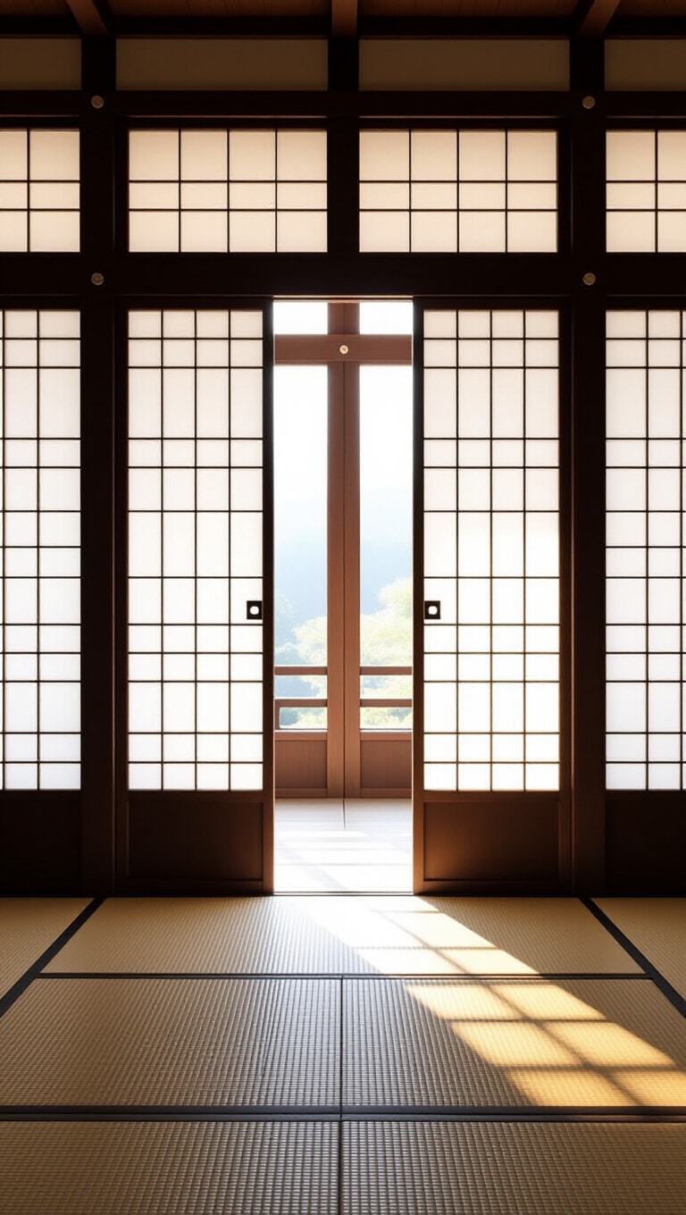 Japanese Shoji-Inspired Double Doors