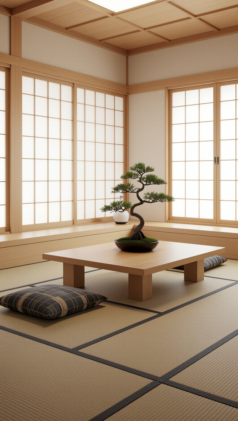 Japanese Zen Living Room