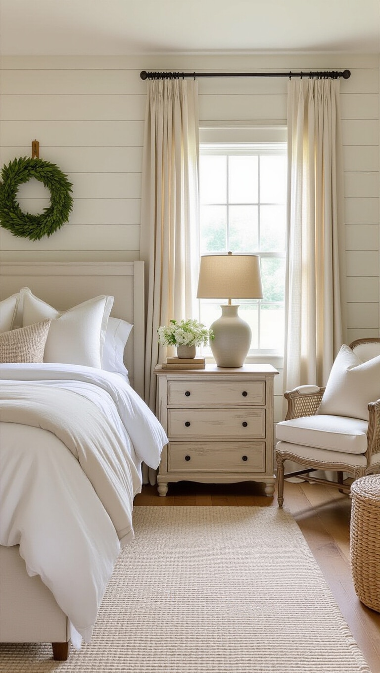 Light Putty Modern Farmhouse Bedroom
