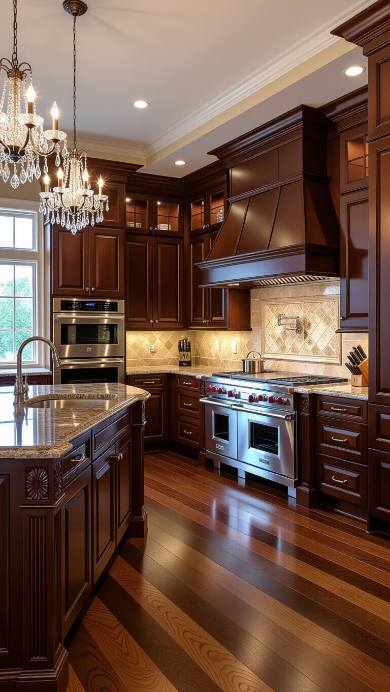 Luxurious Baltic Brown Granite Kitchen