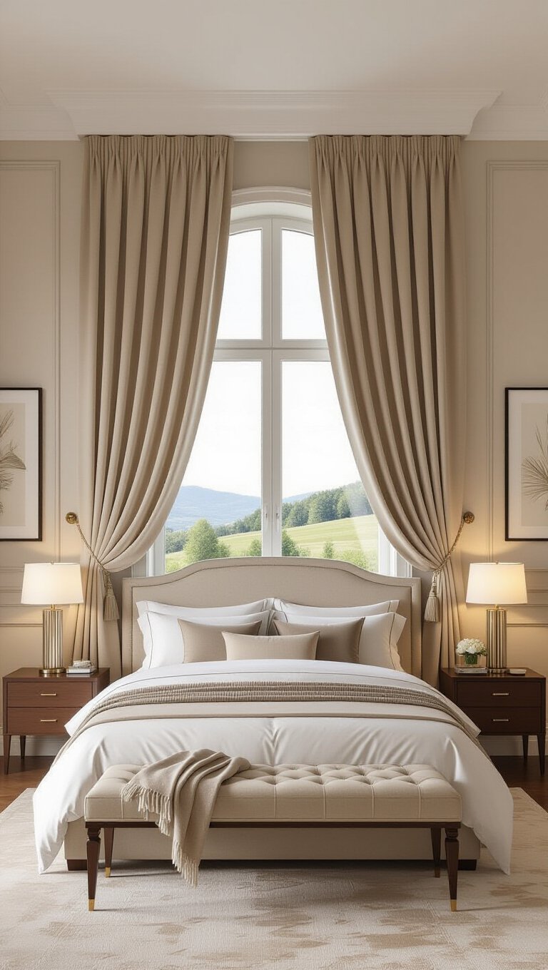 Luxurious Hotel-Inspired Beige Bedroom