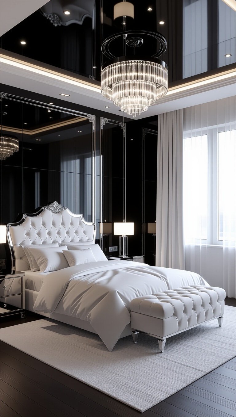 Luxury Black and White Glam Suite