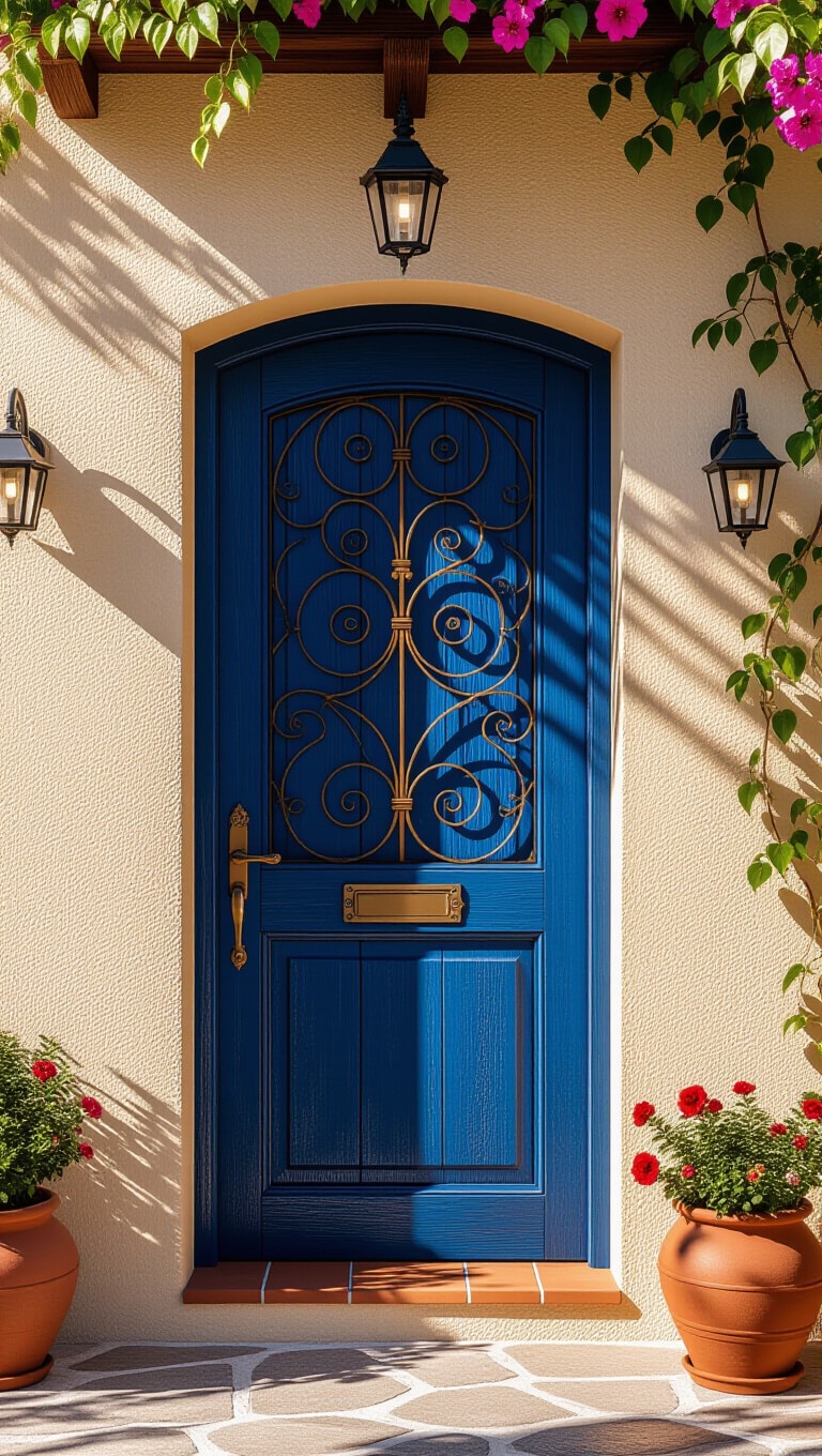 Mediterranean Ornate Safety Door